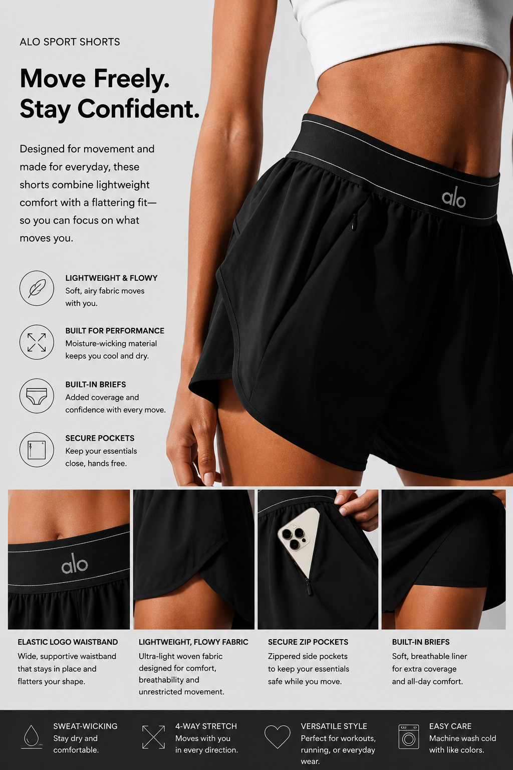 ALO MATCH POİNT SHORT
