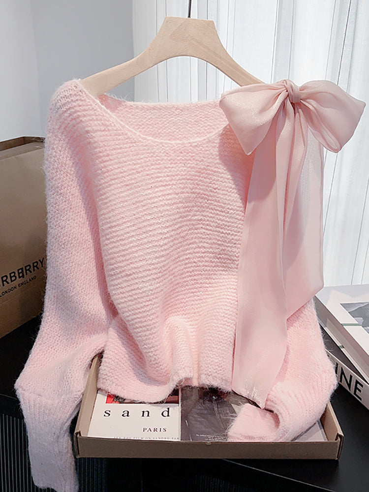 Ribbon Knit Sweater