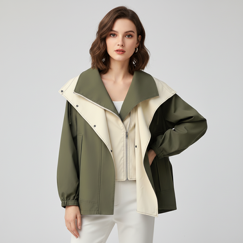 Two-Tone Utility Jacket