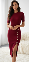Knitted Casual Sweater Dresses