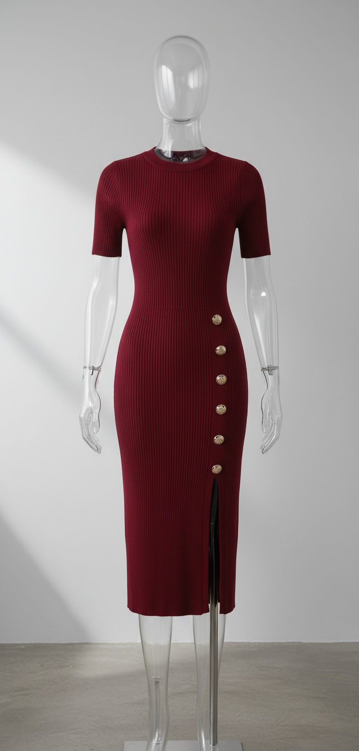 Knitted Casual Sweater Dresses