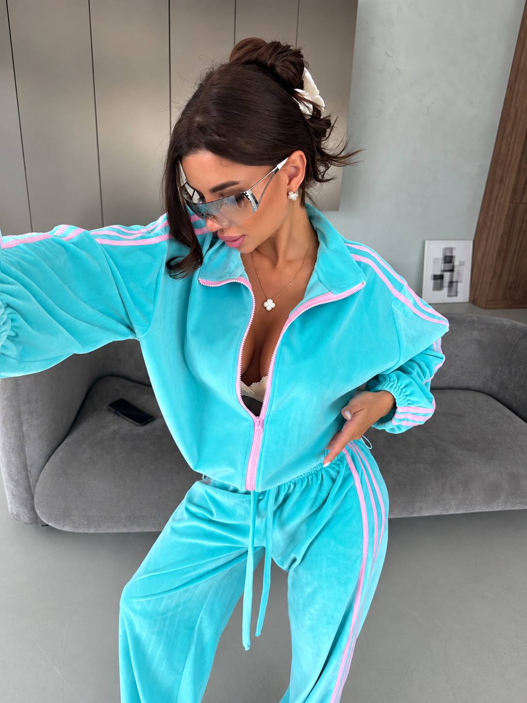 The Candy Velour Set