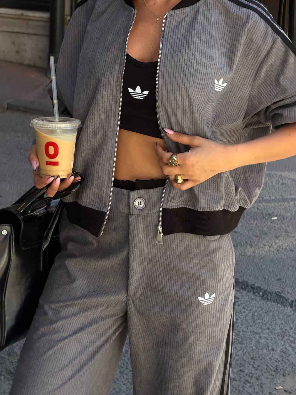 Adidas Velour Street Set