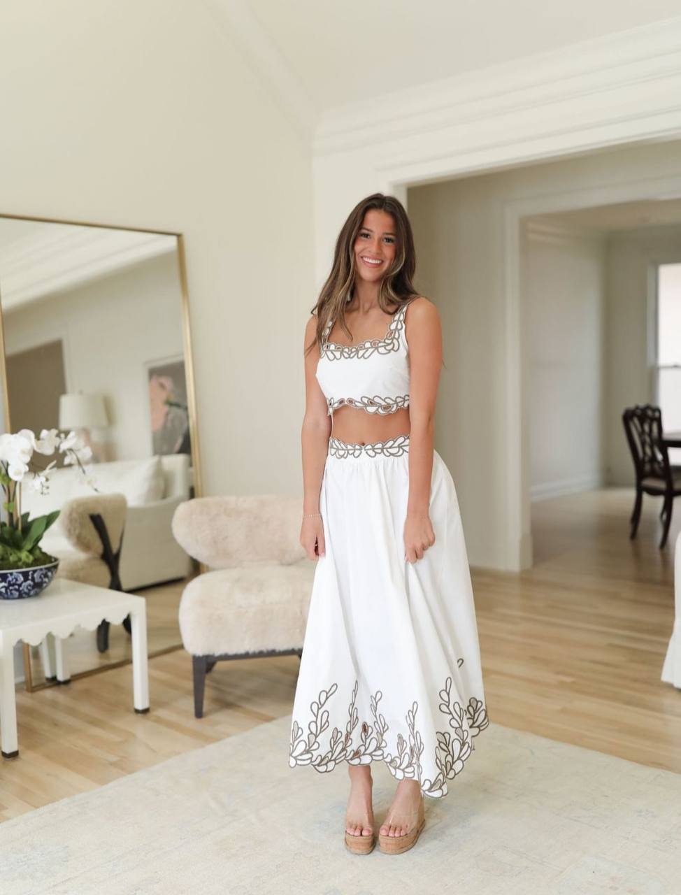 Bloom skirt set
