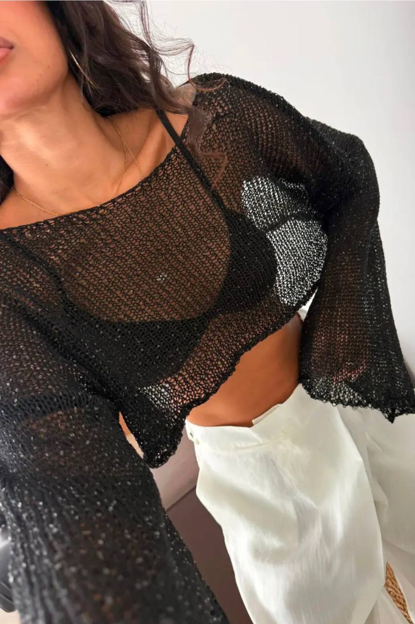Zara Mesh Crop